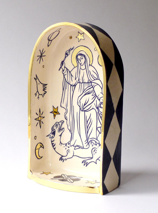 altar de cerámica de santa Marta