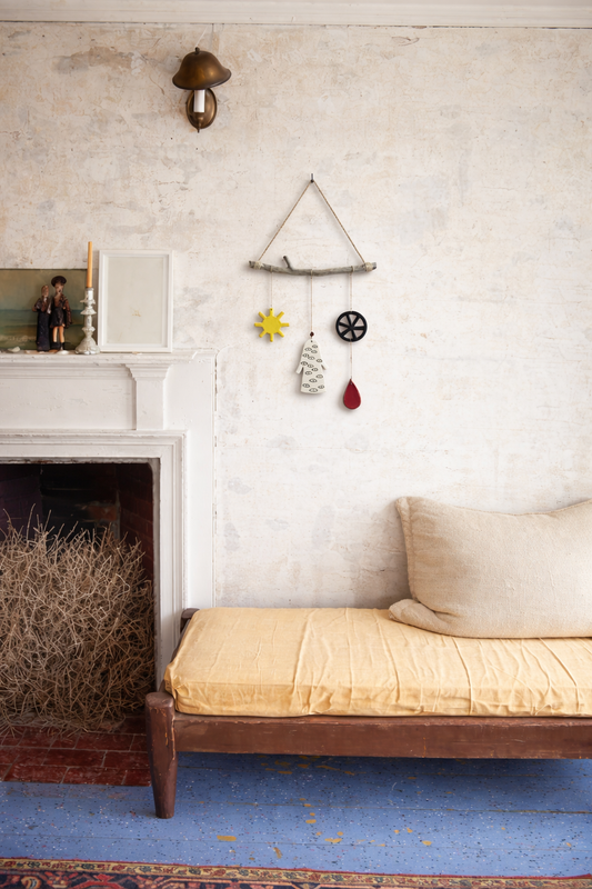 The vision, wall hanging sculpture