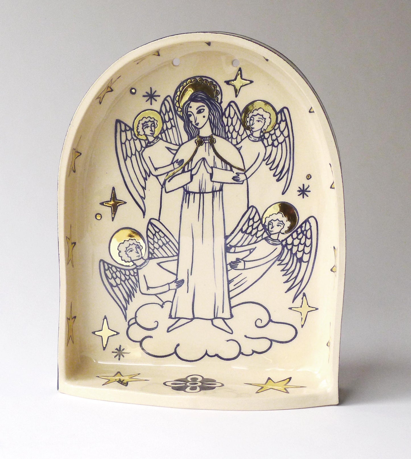 Santuario de cerámica de Santa Margarita y el dragón