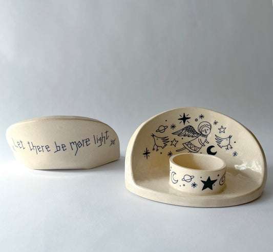 Angel's candle holder